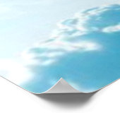 Afbeeldingen van wolkenvectorvector cartoon poster (Hoek)