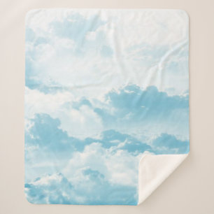 Afbeeldingen van wolkenvectorvector cartoon sherpa deken