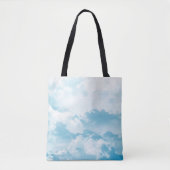 Afbeeldingen van wolkenvectorvector cartoon tote bag (Voorkant)