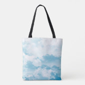 Afbeeldingen van wolkenvectorvector cartoon tote bag (Achterkant)