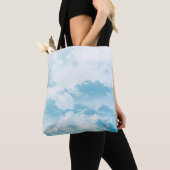 Afbeeldingen van wolkenvectorvector cartoon tote bag (Dichtbij)