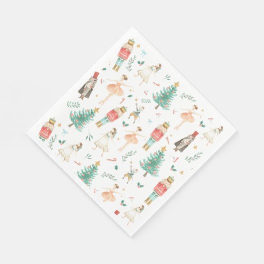 Afbeeldingen voor kerstmis in de Nutcracker Ballet Servet (Hoek)