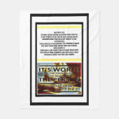 Afbeeldingen voor scripts 03 fleece deken (Voorkant)