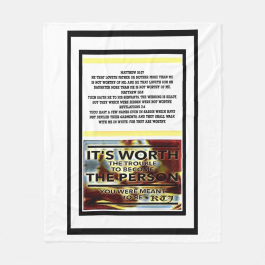 Afbeeldingen voor scripts 03 fleece deken (Voorkant)