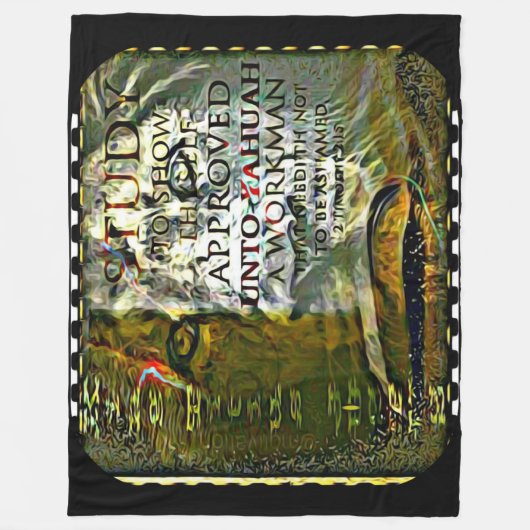 Afbeeldingen voor scripts 07 fleece deken (Voorkant)