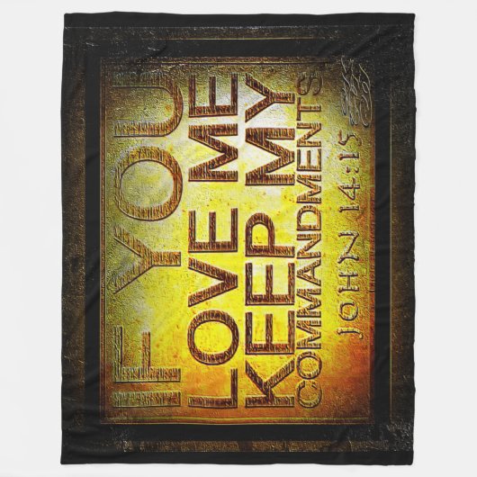 Afbeeldingen voor scripts 17 fleece deken (Voorkant)