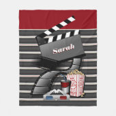 Afbeeldingen voor Show Time Movie personaliseren Fleece Deken (Voorkant)