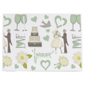 Afbeeldingen voor speciale huwelijksdag groot cadeauzakje (Voorkant)