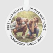 afbeeldingen voor twee Huis Eerste Kerstmis Nieuw Ornament (achterkant)