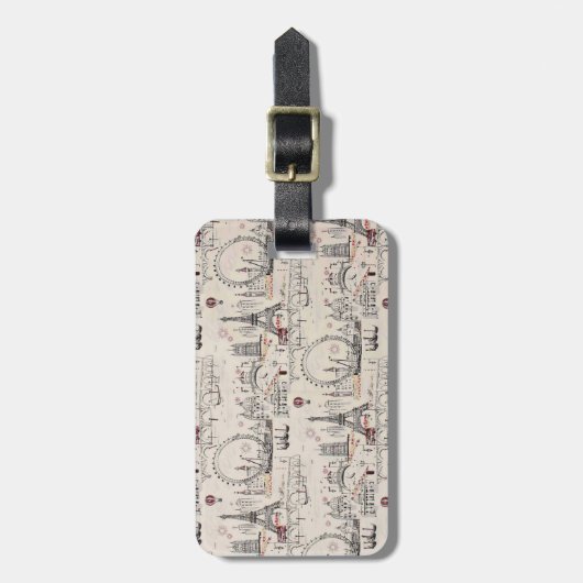  Afbeeldingen voor zwart-wit Europa Bagagelabel (Voorkant verticaal)