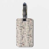  Afbeeldingen voor zwart-wit Europa Bagagelabel (Achterkant verticaal)