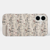  Afbeeldingen voor zwart-wit Europa Case-Mate iPhone Case (Achterkant (horizontaal))