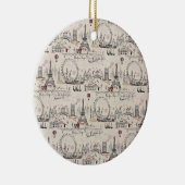 Afbeeldingen voor zwart-wit Europa Keramisch Ornament (Rechts)