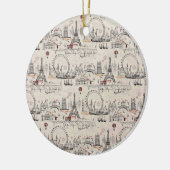 Afbeeldingen voor zwart-wit Europa Keramisch Ornament (Links)