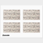  Afbeeldingen voor zwart-wit Europa Rechthoekige Sticker (Vel)