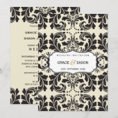 AFBEELDINGSINVITATIES : smakelijke 6P Kaart (Voorkant / Achterkant)