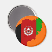 Afbeeldingskaart voor Afghanistan Magneet (Voorkant / Achterkant)
