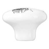 Afbeeldingsknop Keramische Knop (Zijkant)