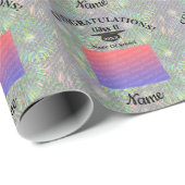 Afbeeldingslampvoet en persoonlijke foto Tassel Cadeaupapier (Rol Hoek)