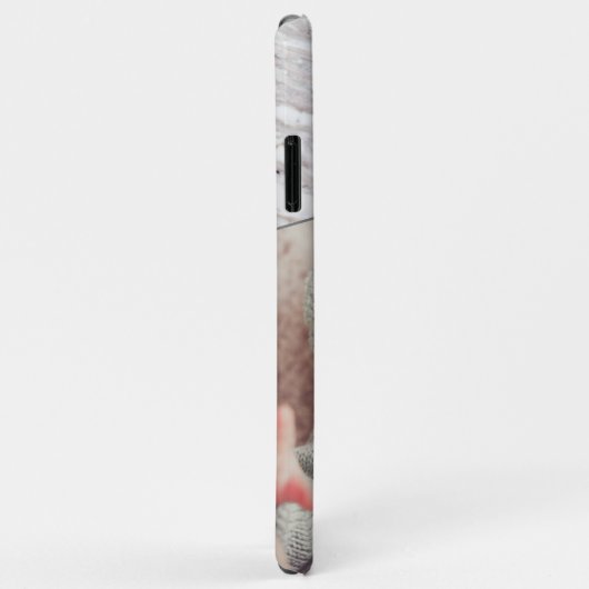 Afbeeldingsmarmer en -monogram met aangepaste foto Case-Mate iPhone case (Achterkant/rechts)