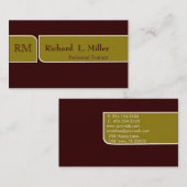 Afbeeldingsminimalist voor herfst Afdelend 4 Alle Visitekaartje (Voorkant / Achterkant)