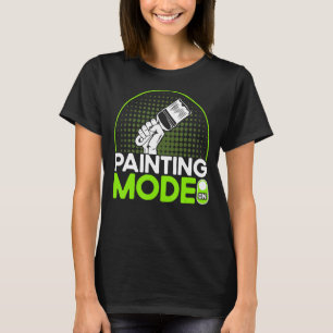 Afbeeldingsmodus voor verf in huis ingeschakeld t-shirt