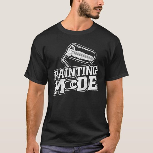 Afbeeldingsmodus voor verf in huis ingeschakeld t-shirt (Voorkant)