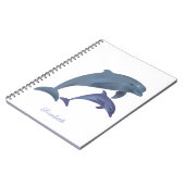 Afbeeldingsnaam van dolfijnen notitieboek (Linkerzijde)