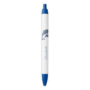 Afbeeldingsnaam van dolfijnen zwarte inkt pen
