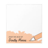 Afbeeldingsontwerpmarkering Aangepast geheugen Notitieblok (Voorkant)