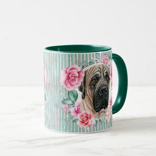 Afbeeldingsstrepen voor waterverf van afgevuurde h mok (Voorkant rechts)