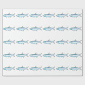Afbeeldingsvector Tarpon Ocean Gamefish Cadeaupapier (Vlak)