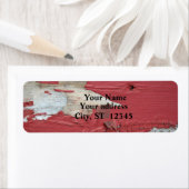 Afbladderend adreslabel etiket (Insitu)