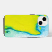 Afbladderende verf kunst iPhone hoesje (Achterkant horizontaal)