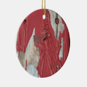Afbladderende verf versiering keramisch ornament (Rechts)