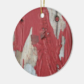 Afbladderende verf versiering keramisch ornament (Links)