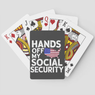 Afblijven van mijn sociale zekerheid pokerkaarten