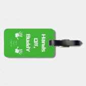 Afblijven, vriend! - Bagagelabel (Achterkant horizontaal)