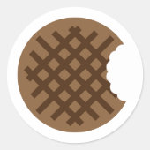 Afblijven wafelhoekje stickers (Voorkant)