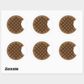 Afblijven wafelhoekje stickers (Vel)
