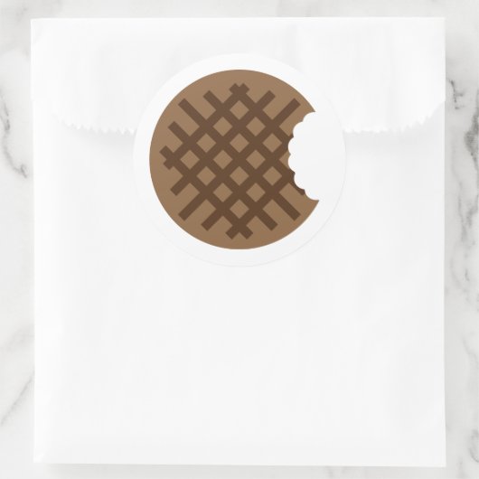 Afblijven wafelhoekje stickers (Tas)