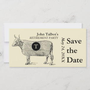 afboeking op de datum waarop het monogram wordt o save the date