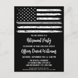 Afboeking van de functionaris voor de correctie va aankondigingskaart