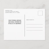 Afboeking van de functionaris voor de correctie va aankondigingskaart (Achterkant)