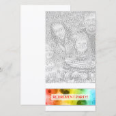 afboekingspartij ( regenboogbokeh ) (Voorkant / Achterkant)