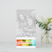 afboekingspartij ( regenboogbokeh ) (Staand voorkant)
