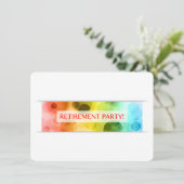 afboekingspartij ( regenboogbokeh ) kaart (Staand voorkant)