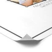 Afbouwpagina met foto en handtekening van afgestud poster (Hoek)