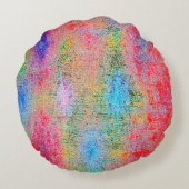 Afbraak van de gekleurde rond kussen (Achterkant)