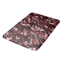 Afbraak van gescheurde of slecht gesneden rode bla badmat